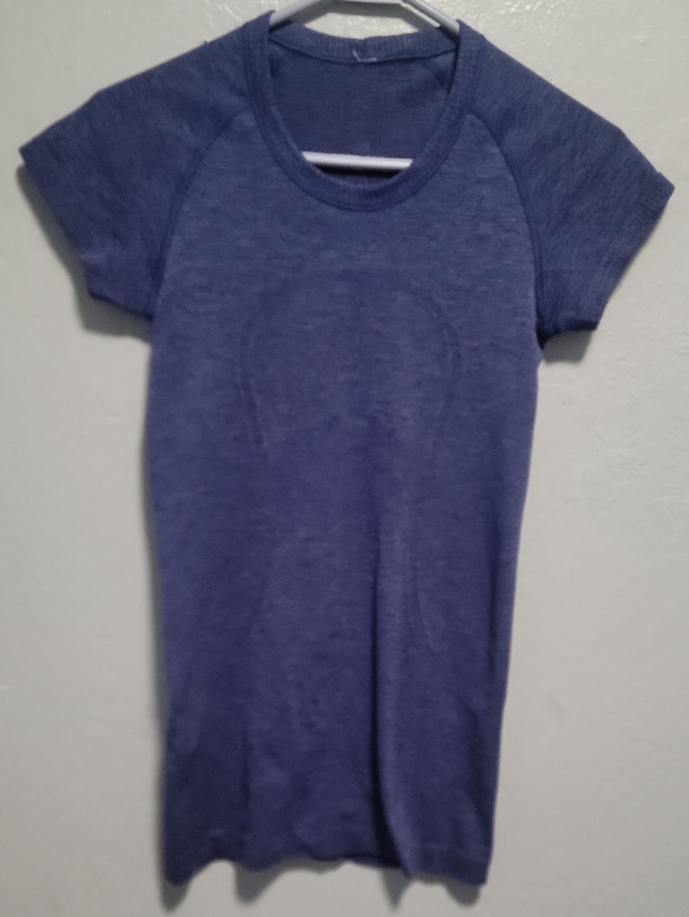 lululemon athletica Navy Short Sleeve Knit Top